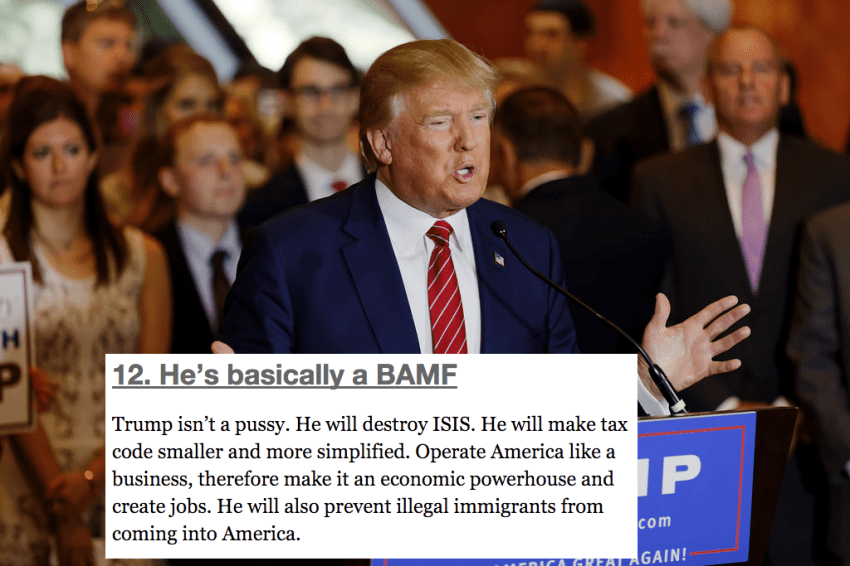 27 Real People Explain Why They Want Donald Trump To Be President