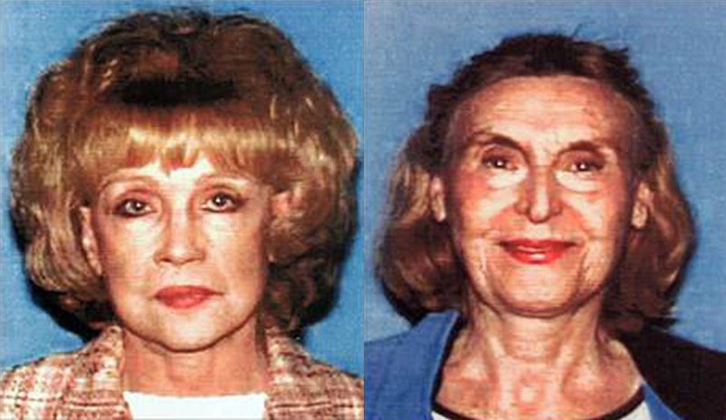 Helen Golay (left) and Olga Rutterschmidt. (LAPD) 