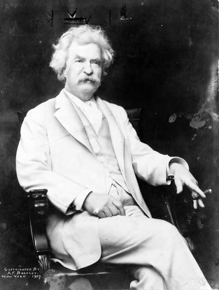 Mark Twain. (Wikimedia Commons) 