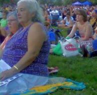 Park opera crowd