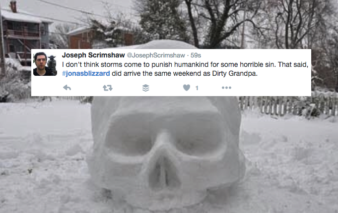 26 Hilarious Tweets And Pictures From People Trapped In The #JonasBlizzard