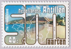 St Maarten 1977 Sint Maarten Island stamp