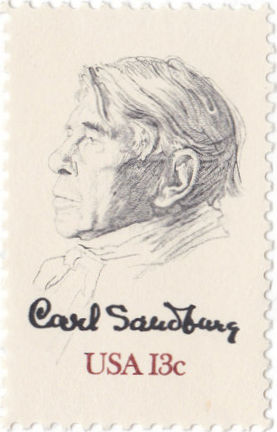 Carl Sandberg stamp