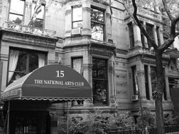 National Arts Club awning bw