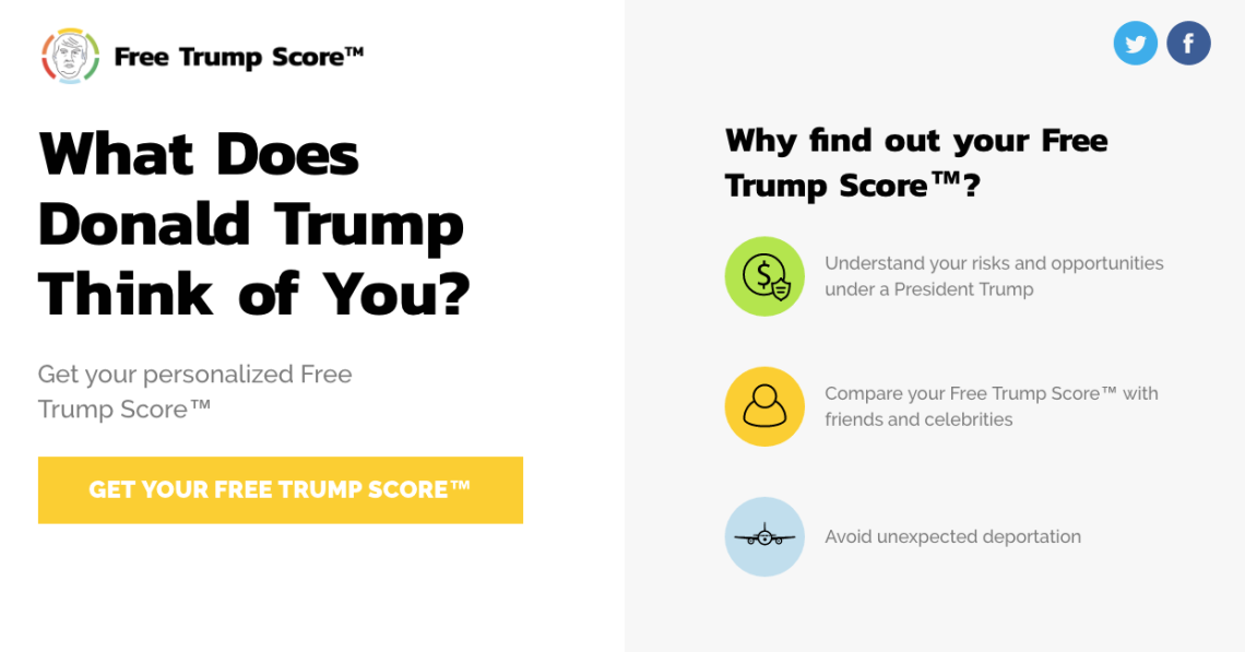 FreeTrumpScore.com