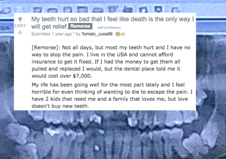 This Man Had No Idea That Posting About His Tooth Pain On Reddit Would Change His Life For The Better