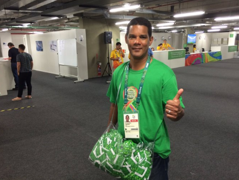 Here’s The Guy Whose *Only* Job Is To Hand Out Condoms At The Olympics