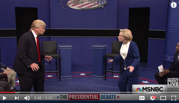 Watch Last Night’s SNL Spoof Of The Second Presidential Debate (It’s Hilarious)