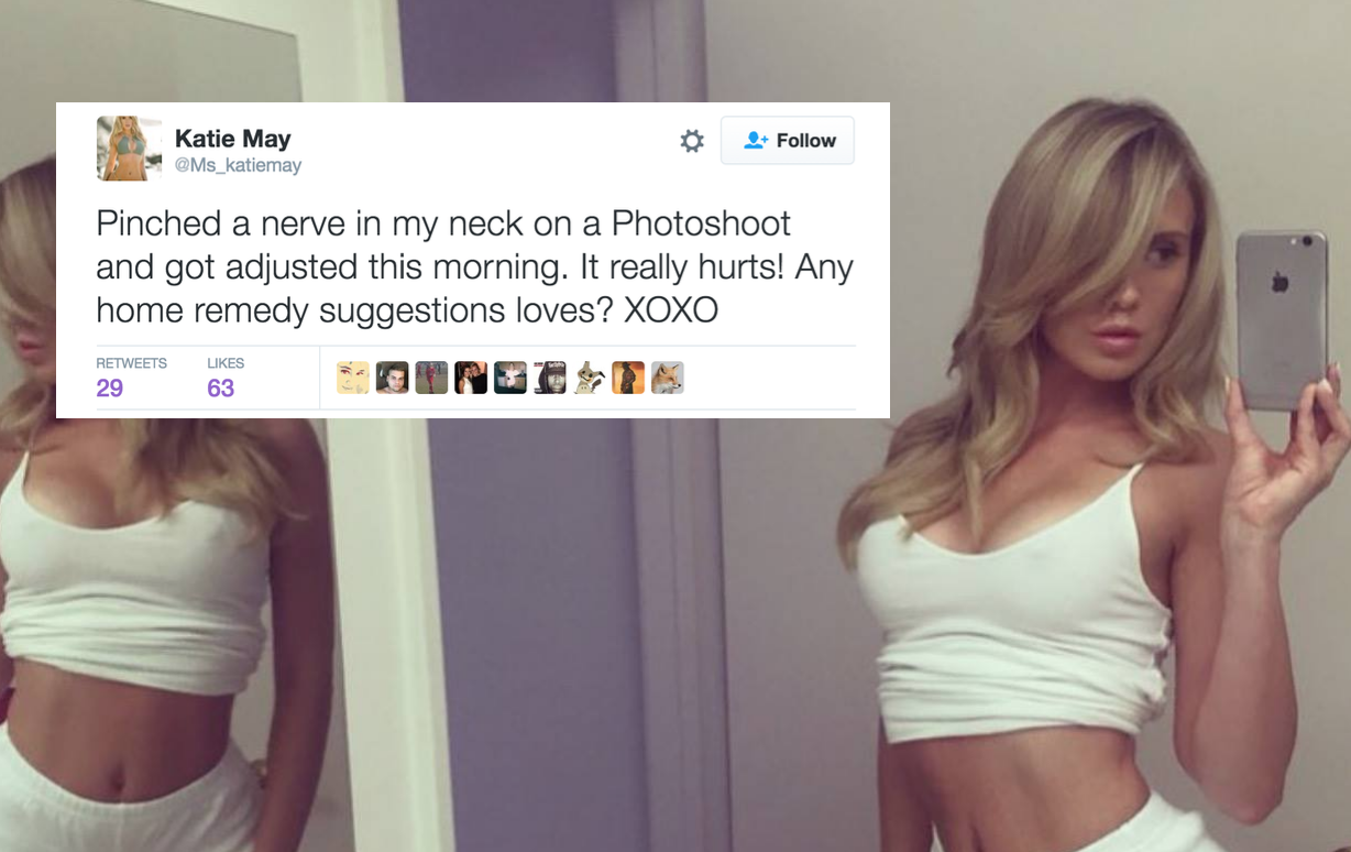 Confirmed: Playboy Model Katie May Was Killed By A Routine Chiropractor Visit