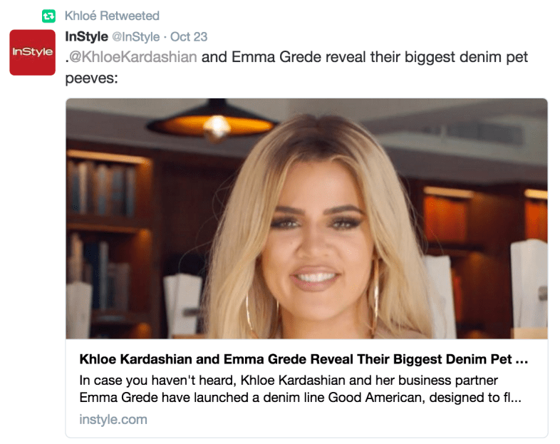 Khloe Kardashian Twitter