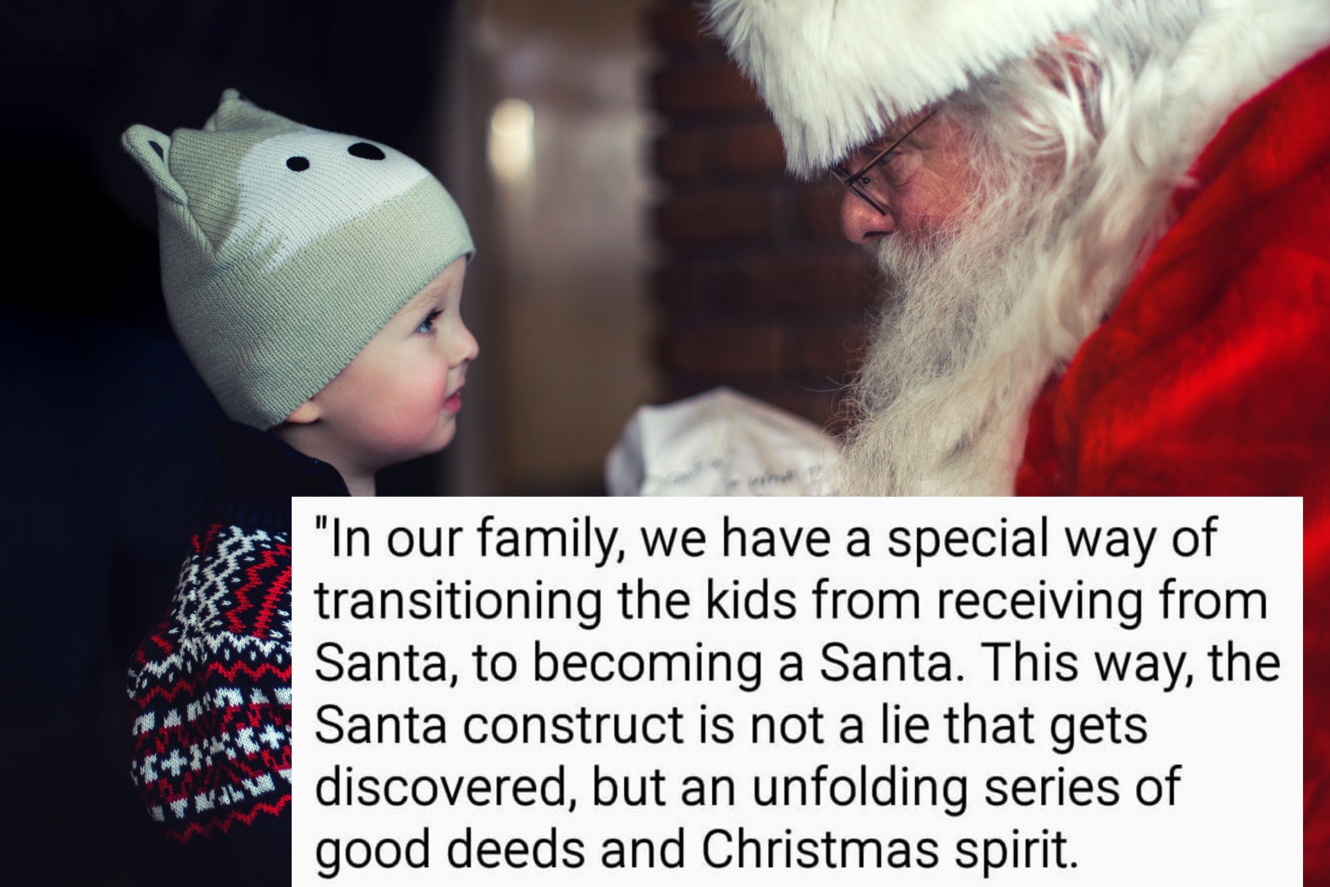 How This Mother Told Her Son The Truth About Santa Claus Will Completely Melt Your Heart