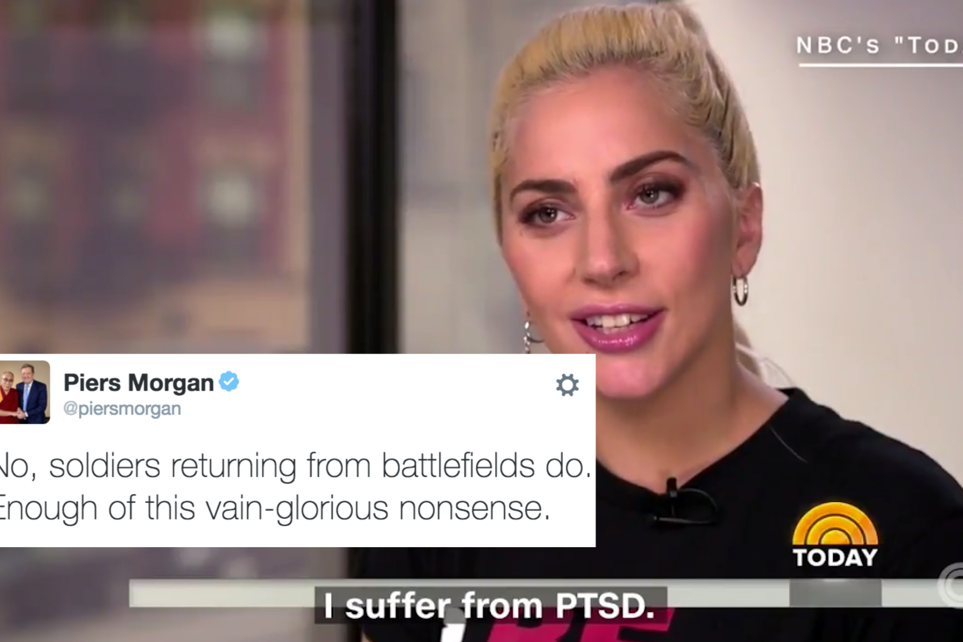How Lady Gaga Responded To Piers Morgan’s Dumbass Tweet About Her Is Classy As Hell