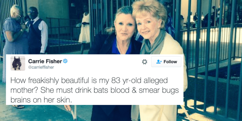 Carrie Fisher's Twitter