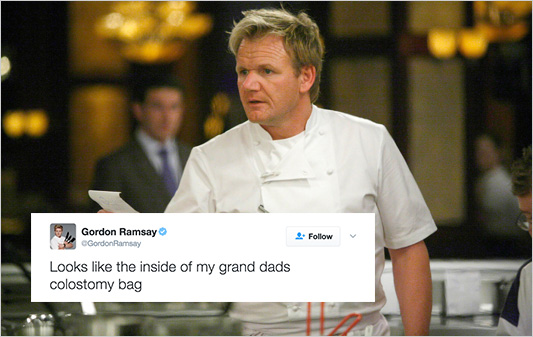 Flicker / gordonramsaysubmissions and Twitter / Gordon Ramsay