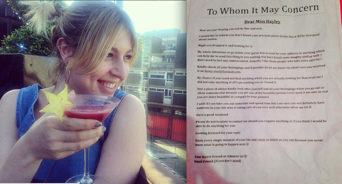 This Woman Had Her Lost Purse Returned To Her, But She Wasn’t Expecting The Creepy Message Inside