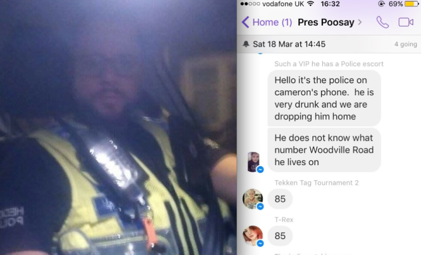 A Police Officer Crashed This Group Text Because One Of Their Friends Needed Help Getting Home