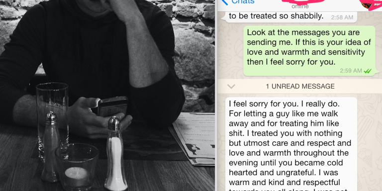 Here Are All The Texts This ‘Nice Guy’ Sent His Date After She Decided To Not Have Sex With Him