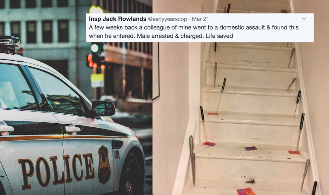 Police Shared This Creepy Photo Of A Domestic Abuse Victim’s House And People On Twitter Are In Shock
