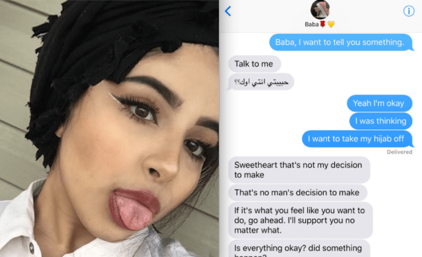 This Teen Texted Her Dad She Wanted To Take Off Her Hijab To See How He’d React And His Response Was Heartwarming