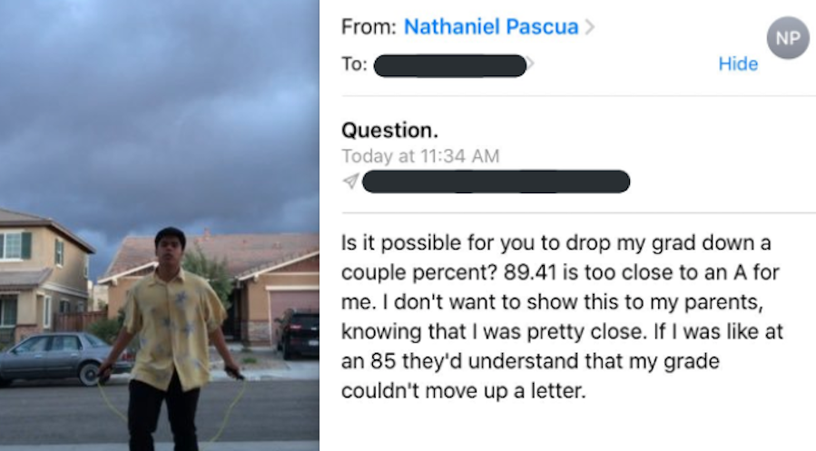 This Student Used Reverse Psychology To Convince His Teacher To Raise His Grade And People On Twitter Are Impressed