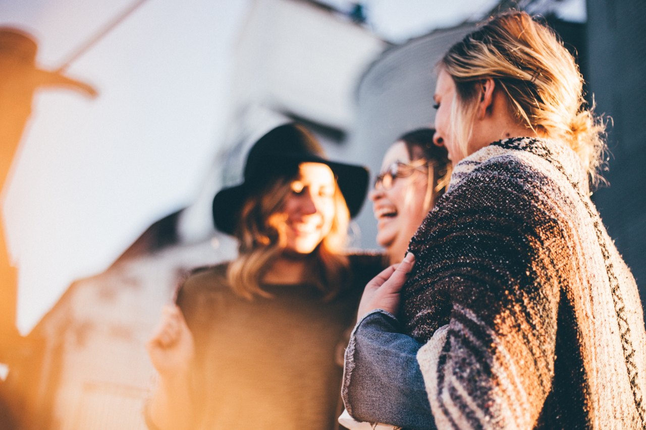 laughing girls