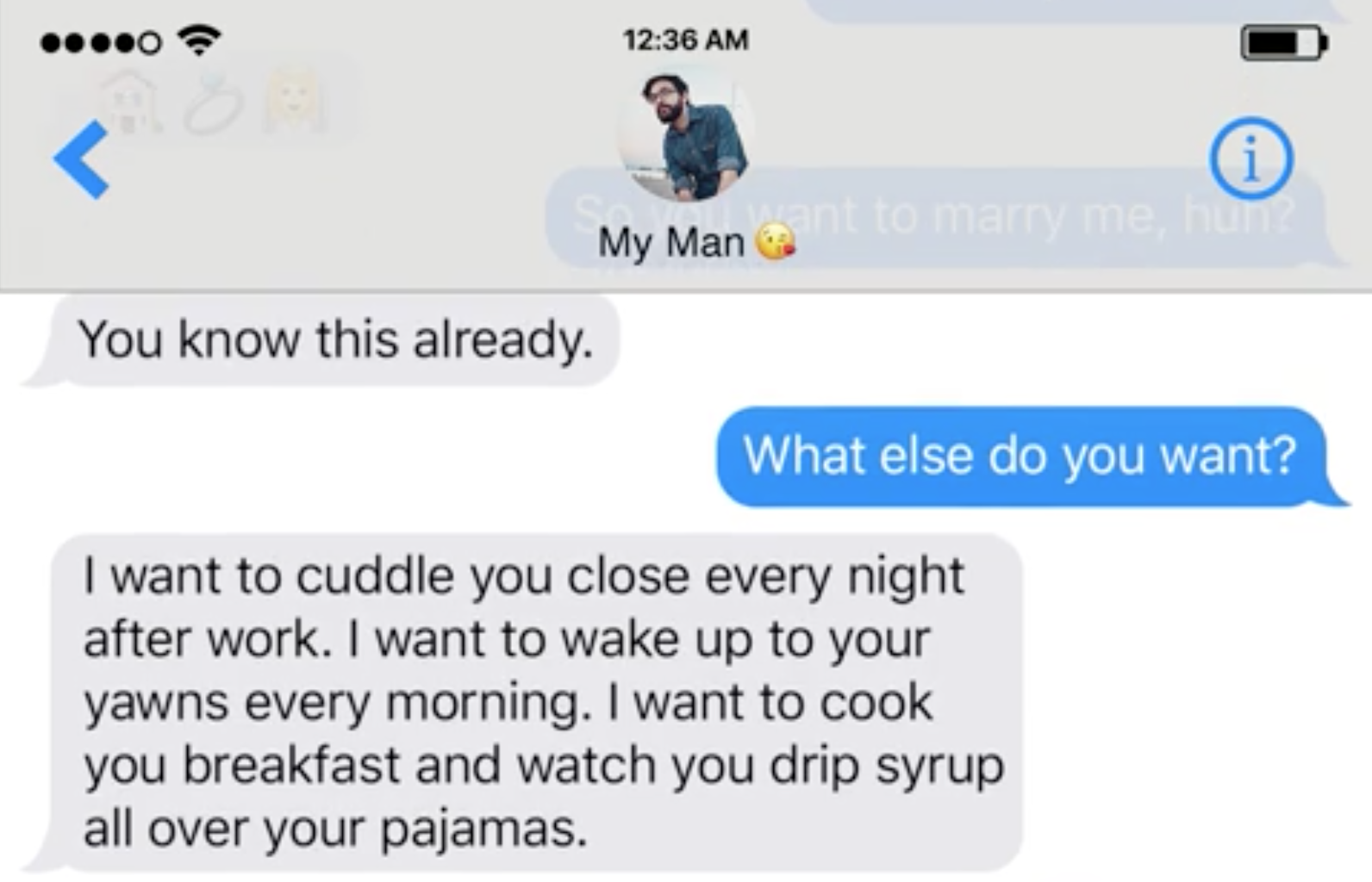 This Is What A Text Looks Like When He’s Going To Love You Forever