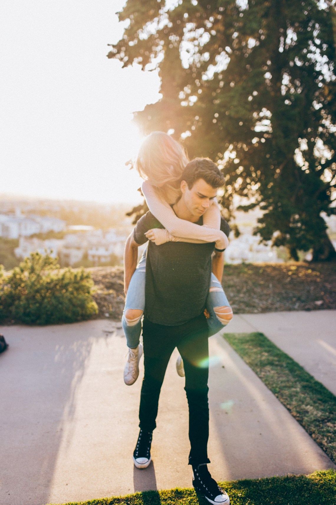 Girl with her boyfriend