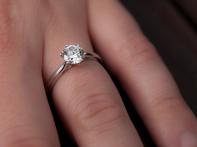 Women With Engagement Ring That Was Called Off