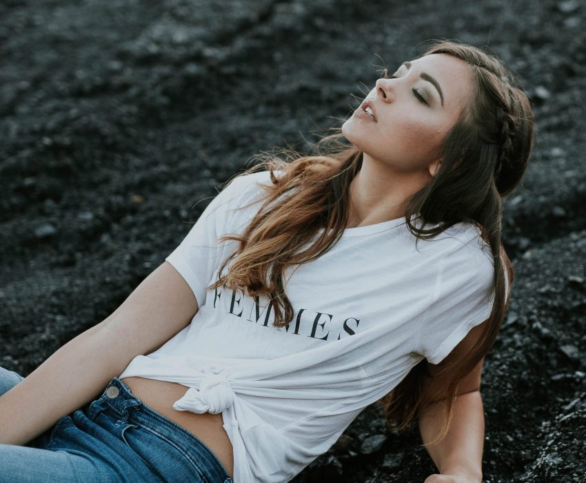 Girl looking for attention