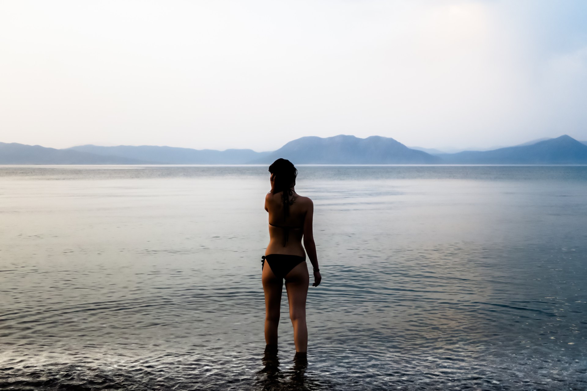 Girl In Ocean