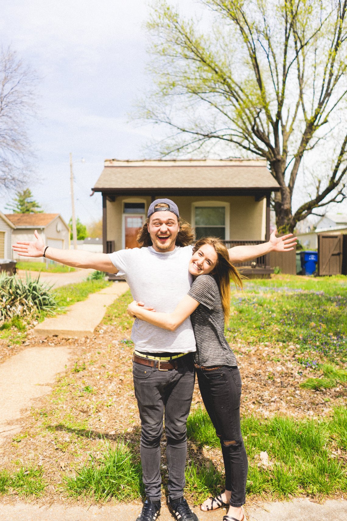 Girl with her forever person