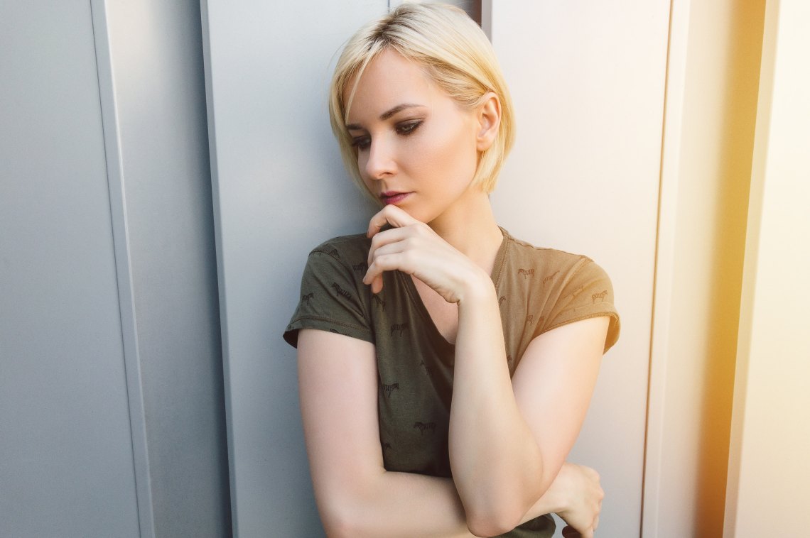 Single girl home on saturday night