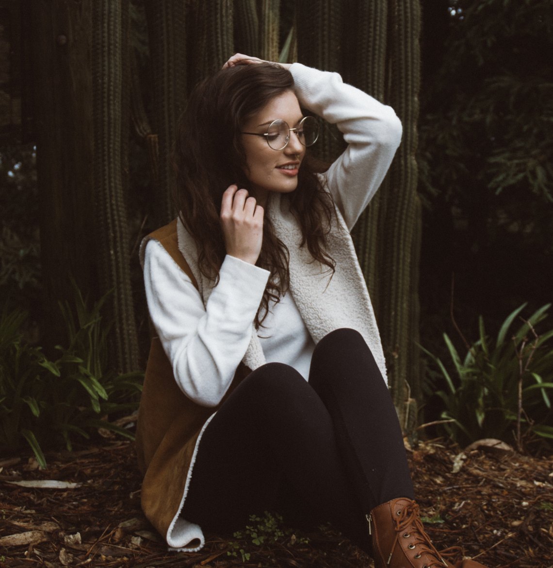 girl in glasses