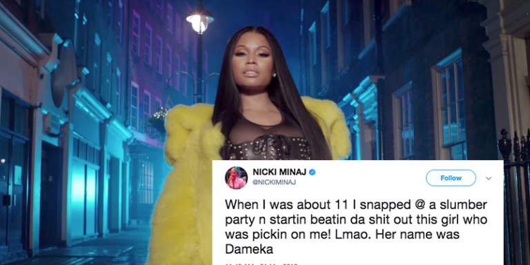 This Woman Claimed Nicki Minaj Stabbed Her With A Fork As A Kid And Now People Won’t Stop Trolling Her On Twitter