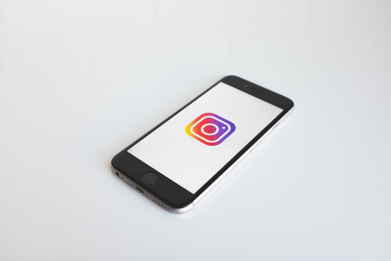 Instagram on an iphone