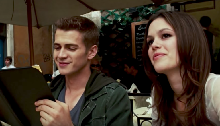 Rachel Bilson and Hayden Christensen in Jumper