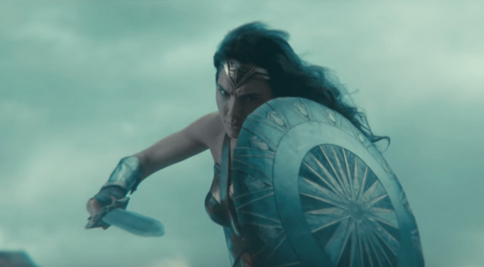 Gal Gidot As Wonder Woman In The Trailer