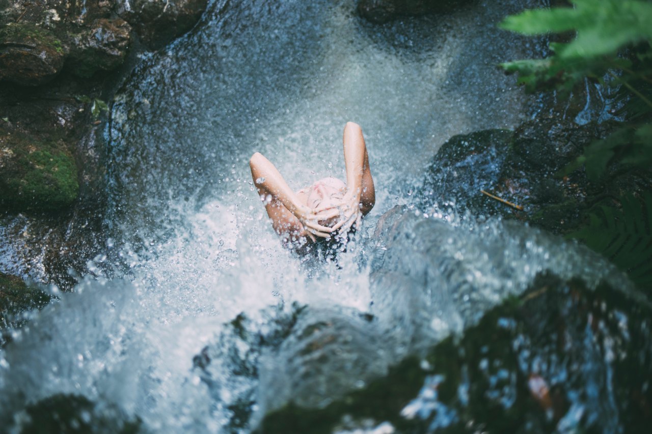 girl in water