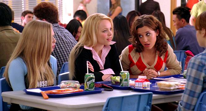 Mean Girls lunch table scene