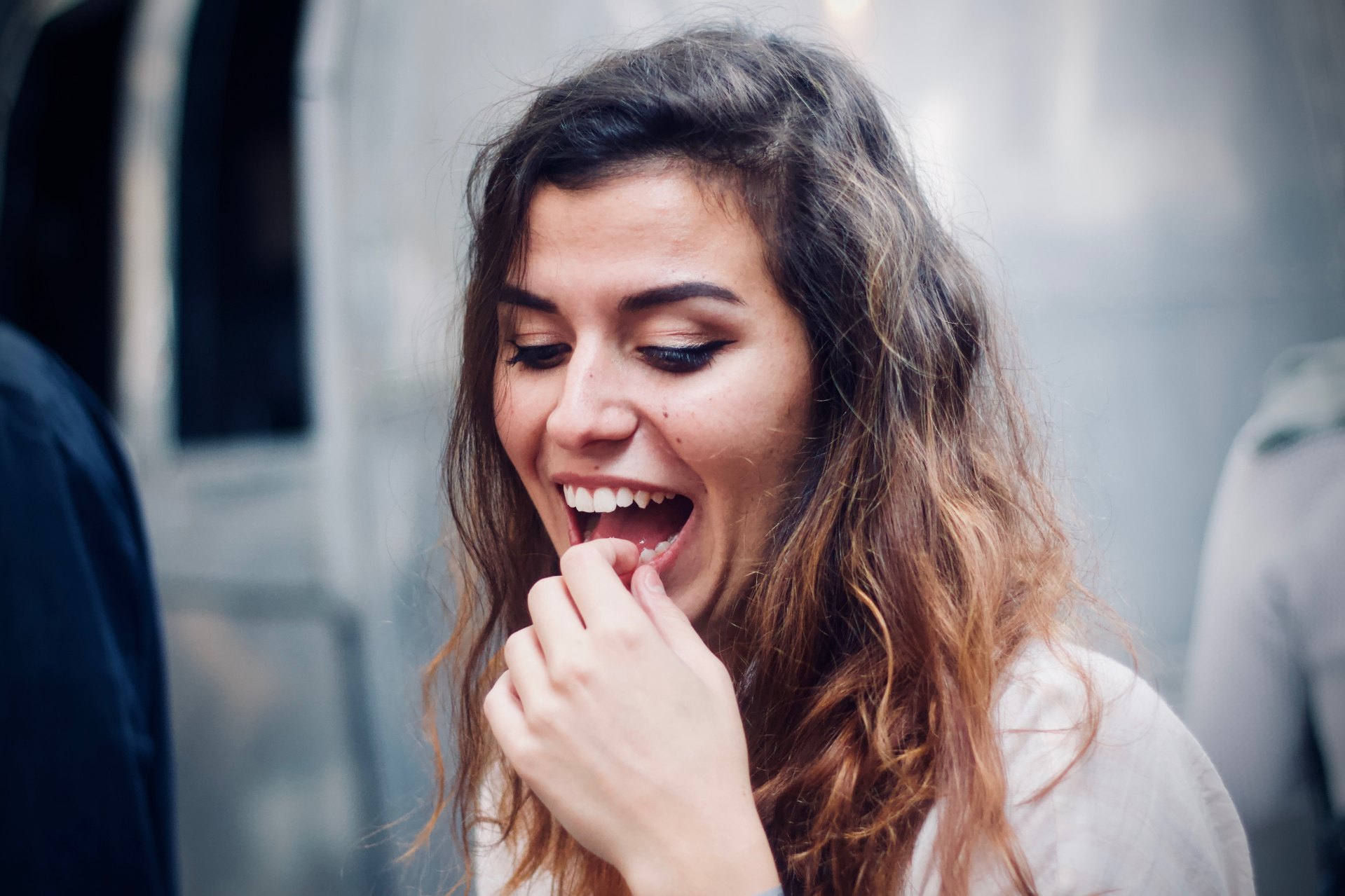 Girl with a sense of humor