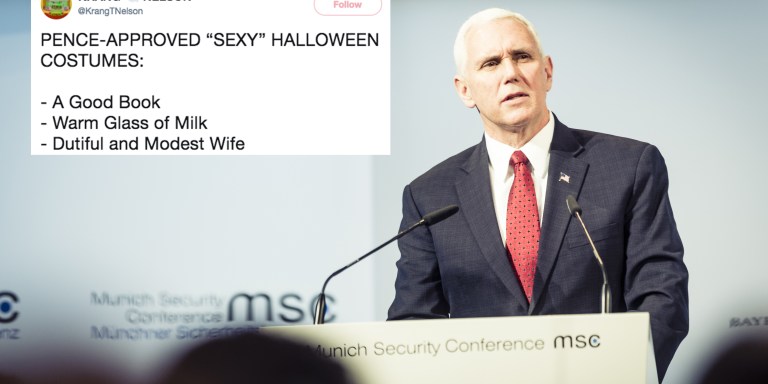 People Are Tweeting About ‘Mike Pence-Approved Sexy Halloween Costumes’ And They’ll Make You Laugh Your Ass Off