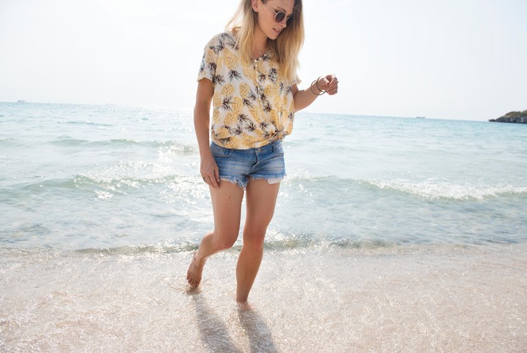 girl on beach