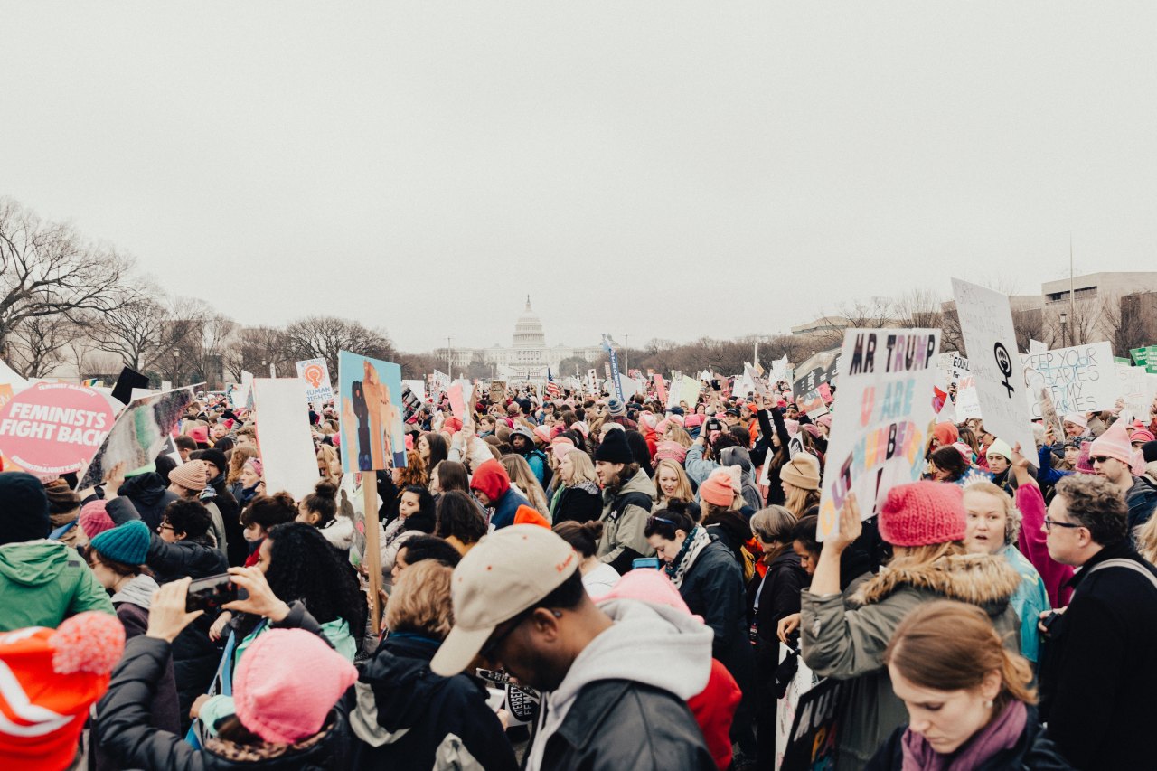 Protesting Trump in DC