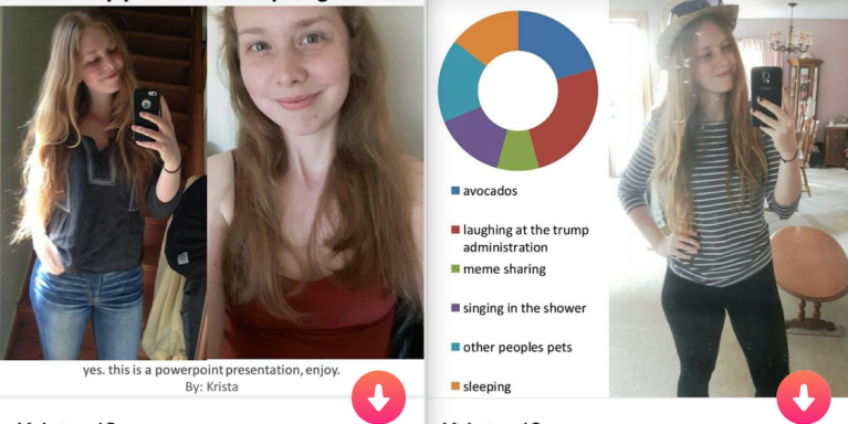 This Woman Made Her Tinder Profile Into A Powerpoint Explaining Why You Should Date Her And It’s Hilarious