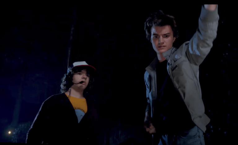 Dustin and Steven in Stranger Things 2