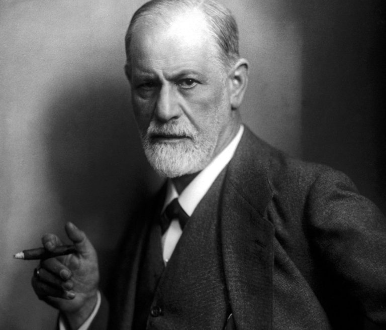 A famous picture of Sigmund Freud