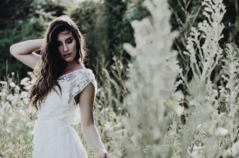 Woman in field