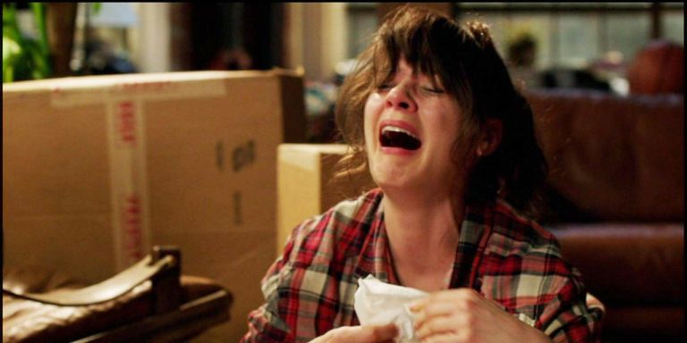 jessica day cry face