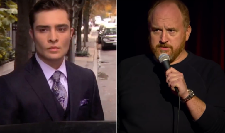 Ed Westwick and Louis C.K., both of who were accused of sexual assault and misconduct