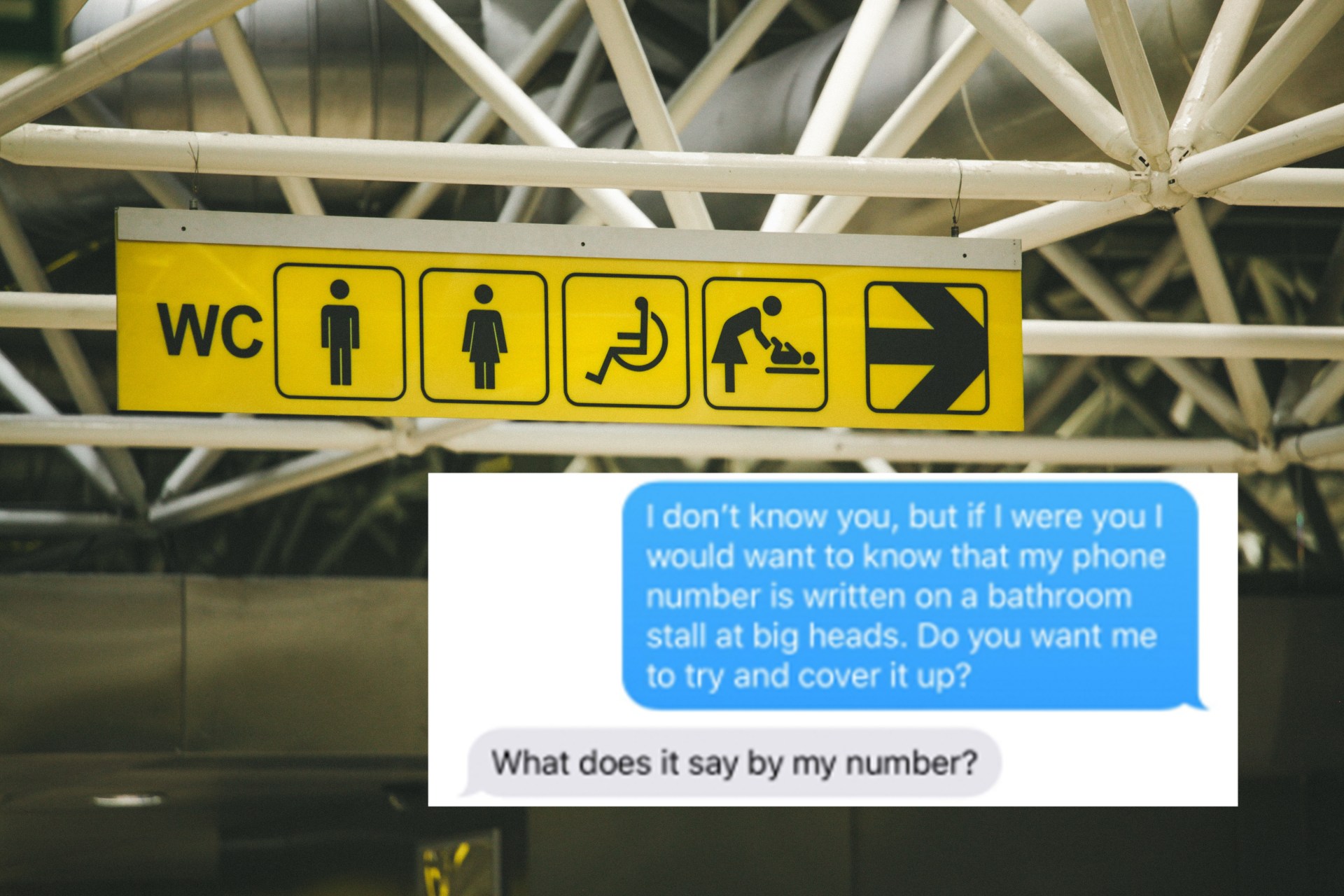 This Woman Texted A Number She Found Written On A Bathroom Stall, But The Conversation Didn’t Go As Planned